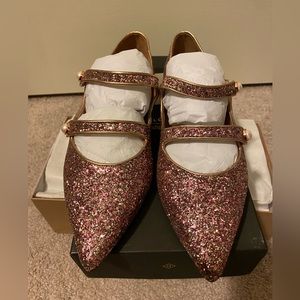 Halogen glitter flats